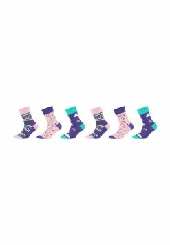Skechers 6 Pack - Sokken - Purple Mix