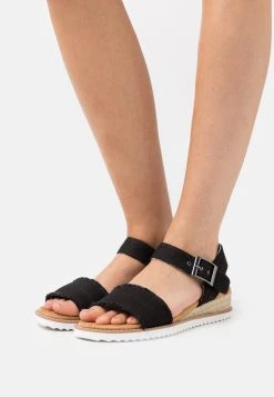 Desert Kiss - Sandalen Met Sleehak - Black